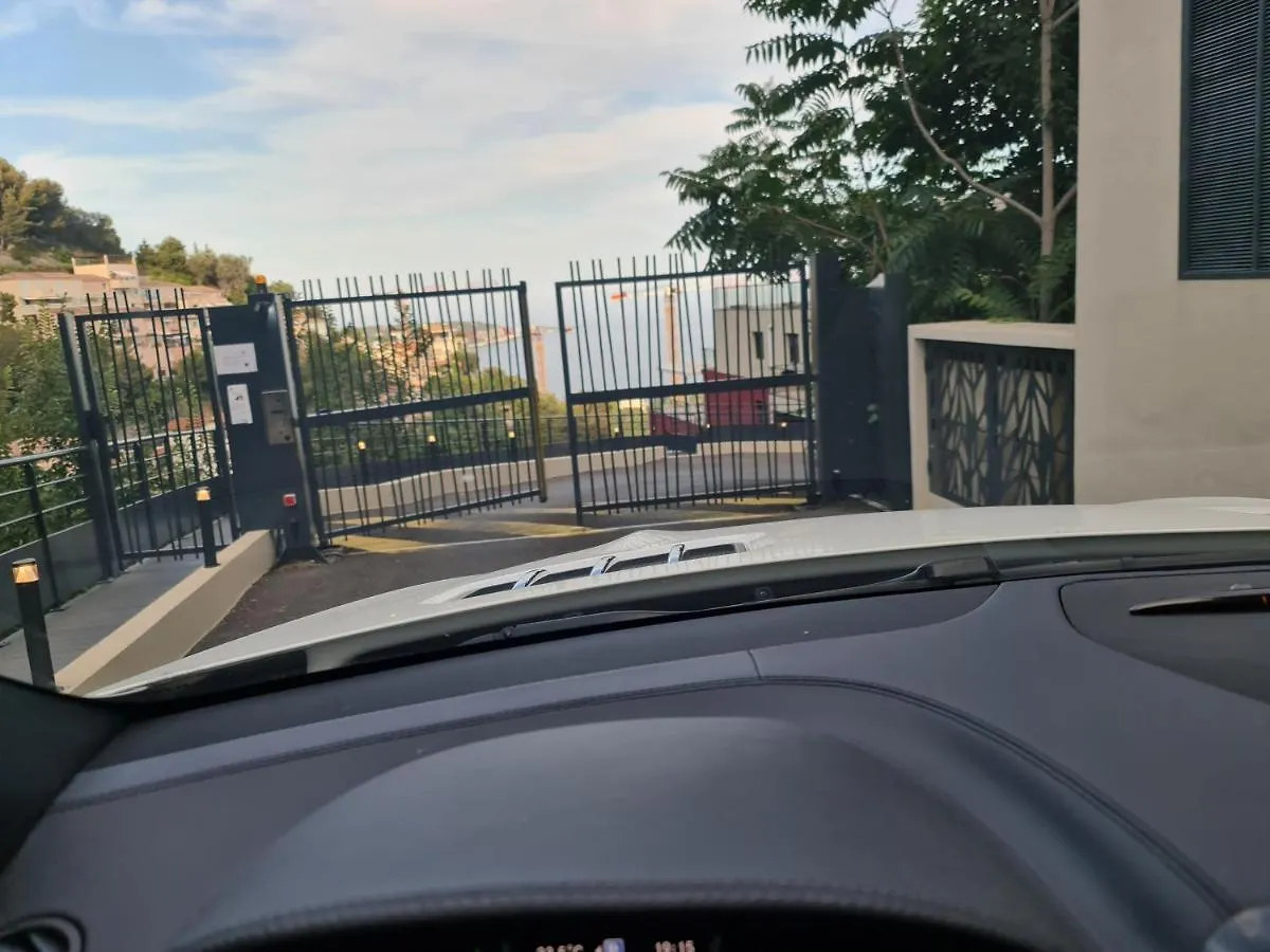 Monaco View, Pool, Garage, 100 M2 Terrace Daire Beausoleil