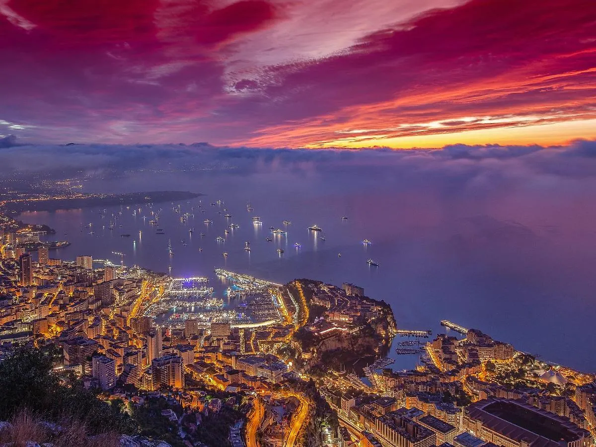 Monaco View, Pool, Garage, 100 M2 Terrace Apartment Beausoleil