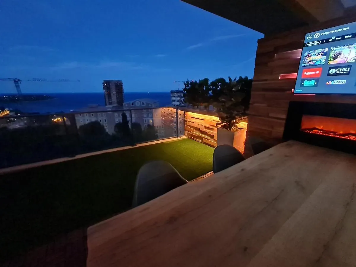Monaco View, Pool, Garage, 100 M2 Terrace Apartment Beausoleil France